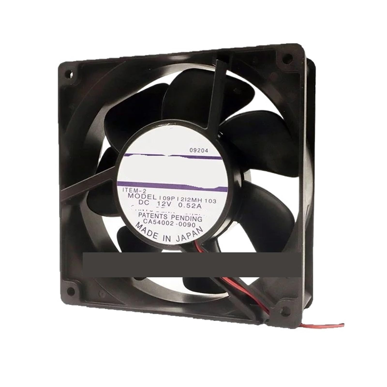 PEQYUACTE 109P1212MH103 DC 12V 0.52A 120x120x38mm 2-Wire Cooling Fan