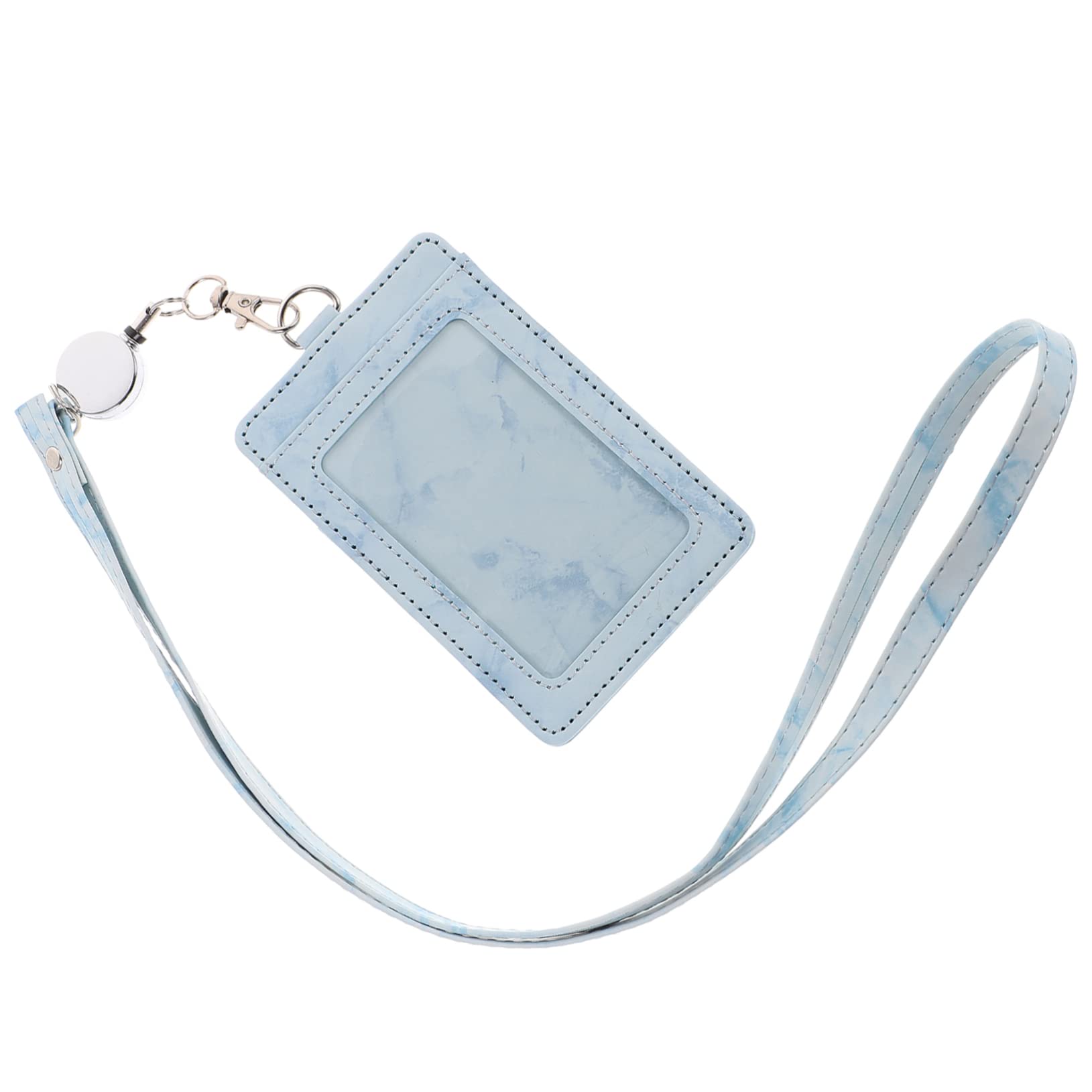 Operitacx 5sätze Marble-muster Ausweishülle Mit Lanyard Wasserdichter Id-kartenhalter Für Schule Büro Und Veranstaltungen Praktischer Sicherer Schutz Für Namensschilder Und Ausweise