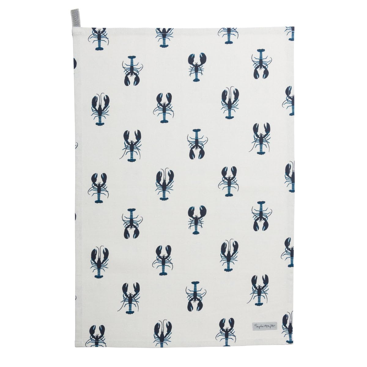 Sophie Allport Neutral Lobster Tea Towel