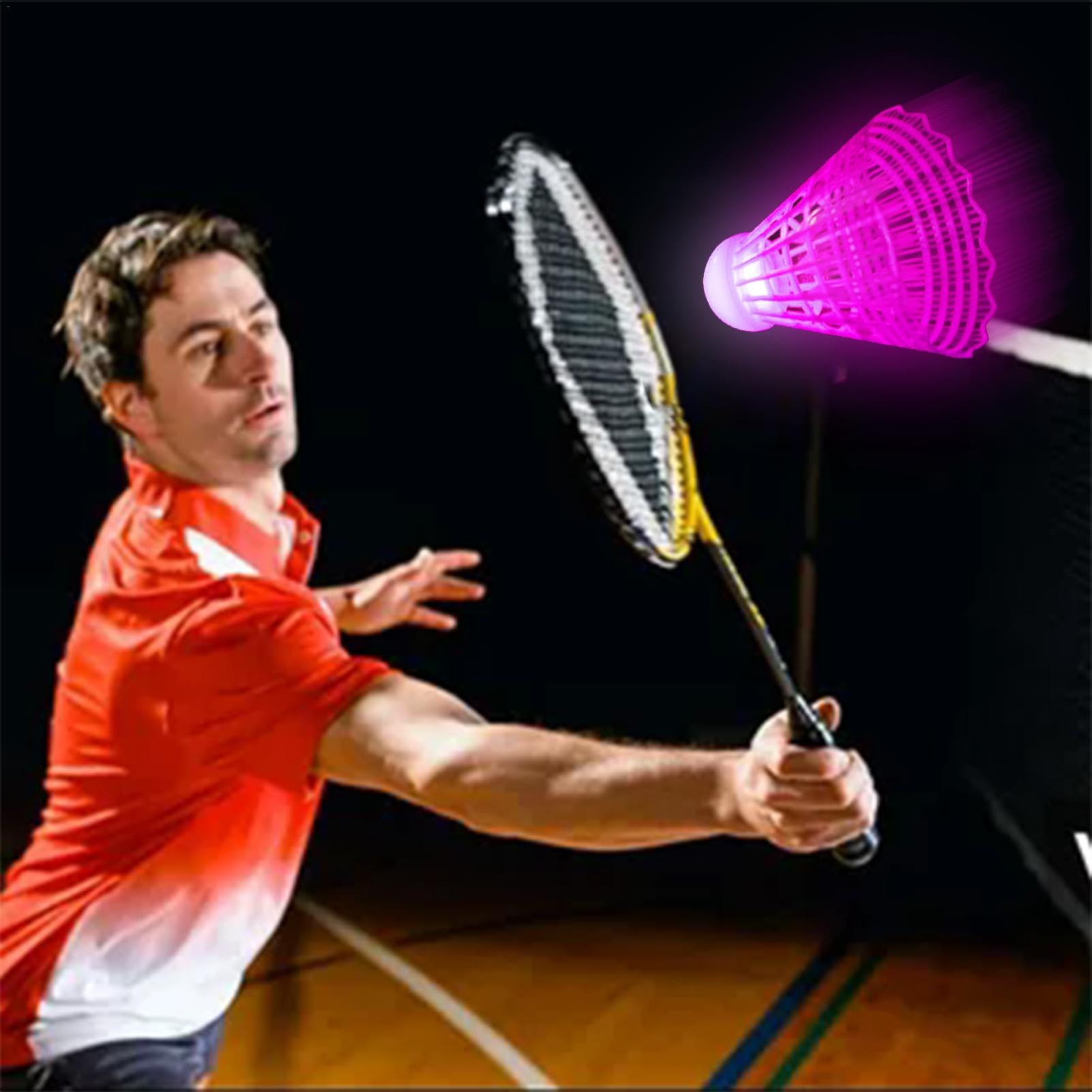 Illumina il badminton, il badminton a LED | Volani da badminton con illuminazione a LED - Badminton colorato 3X nylon ad alta elasticità per giochi da giardino, giocattoli sportivi per interni all'ape