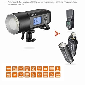 Amazon.com : Godox AD400 Pro All-in-one Outdoor Strobe Flash