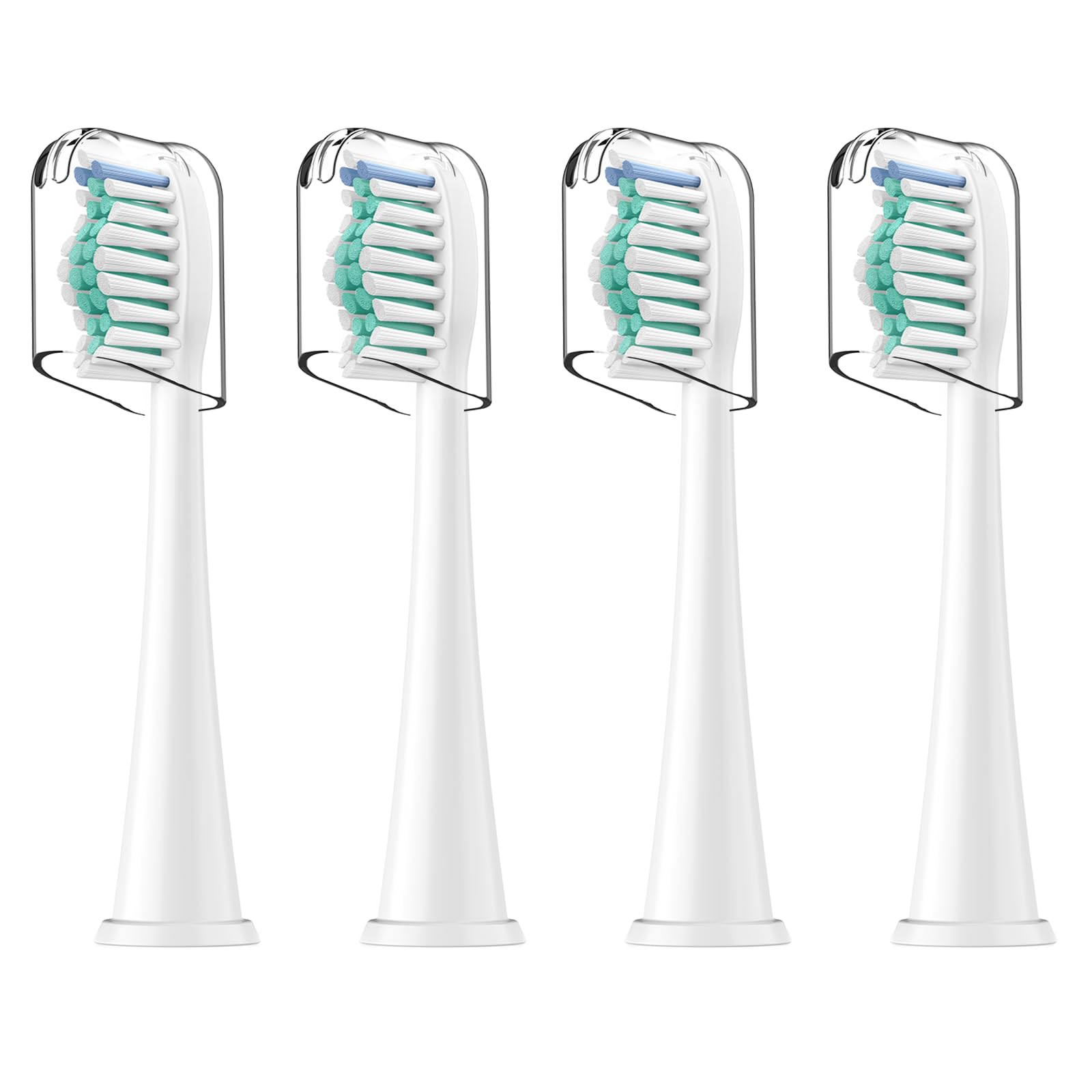 Toothbrush Heads, 4 Pack Electric Toothbrush Replacement Heads for Philips Sonicare Soft Dupont Bristles Replacement Toothbrush Heads for Oral Care