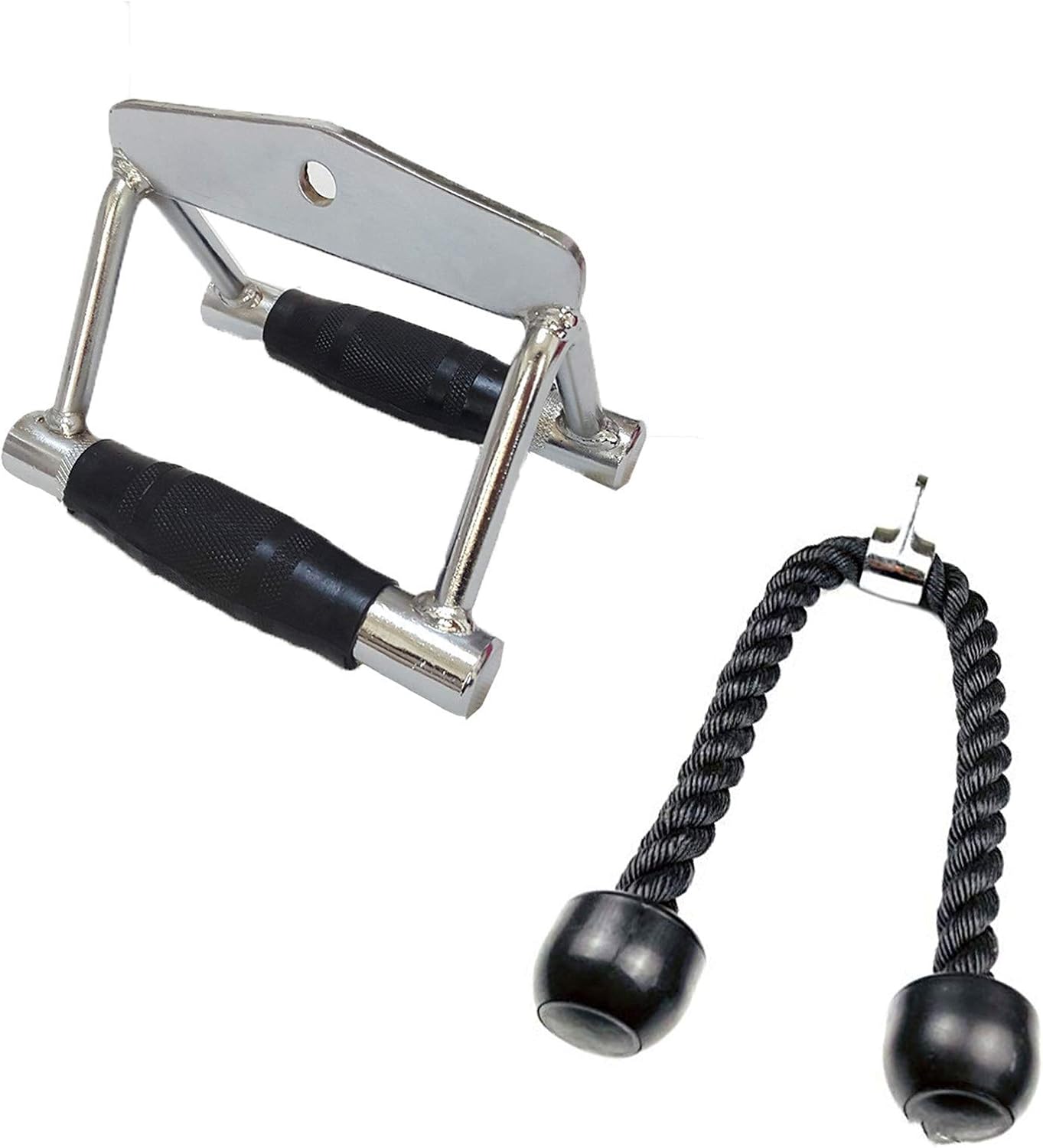 Clothink Cable Machine Handle Attachments, Rowing Machine Handle Set