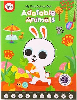 abgee 922 JA93528 EA My First Dot Drawing Book-Adorable Animal, Multicolour