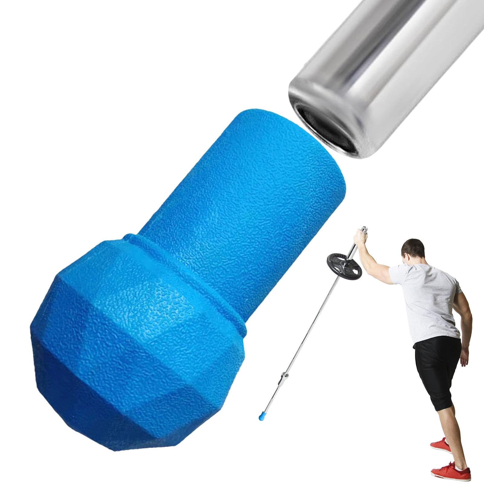 Baoblaze Base Landmine En Caoutchouc Pour Haltère – 17x10x5 Cm, Antidérapant, Pour Squats, Soulevés De Terre, Presses – Compact Et Robuste