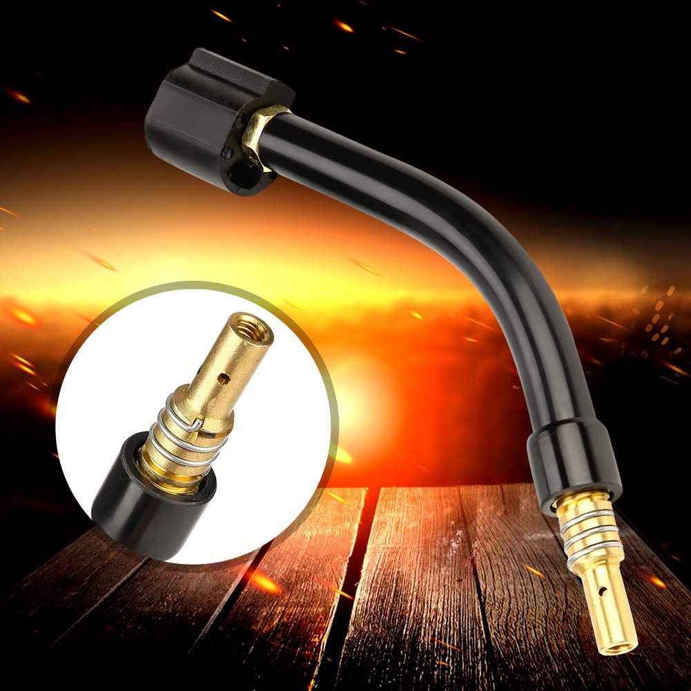 Torcia di saldatura, 15AK saldatore a saldare a collo di cigno in ottone per torcia di saldatura MIG Binzel Materiali di consumo Forniture hardware (design standard 7,1 pollici)