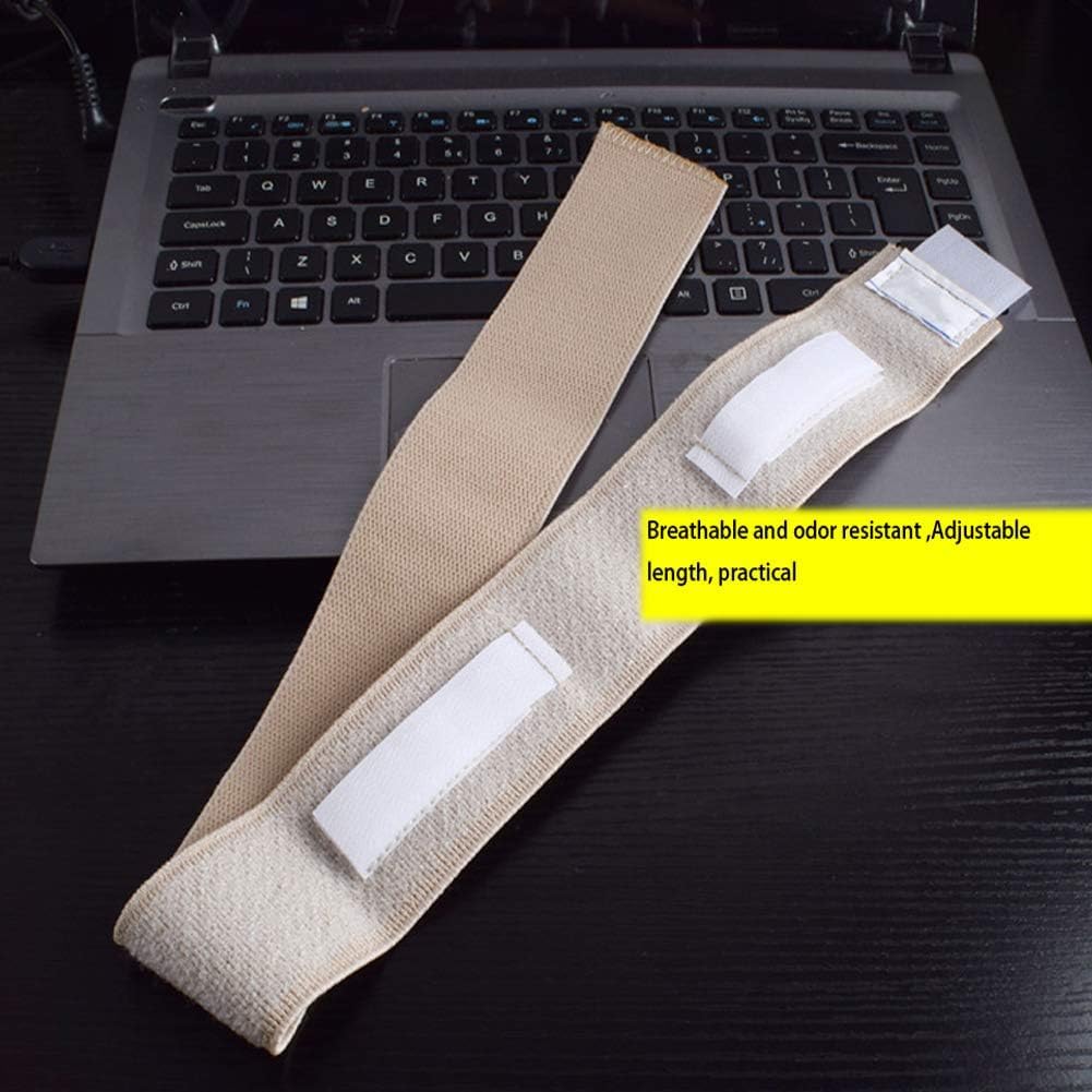2 supporti per catetere da gamba, porta catetere, sacca di drenaggio per urina, supporto per tubo (beige)
