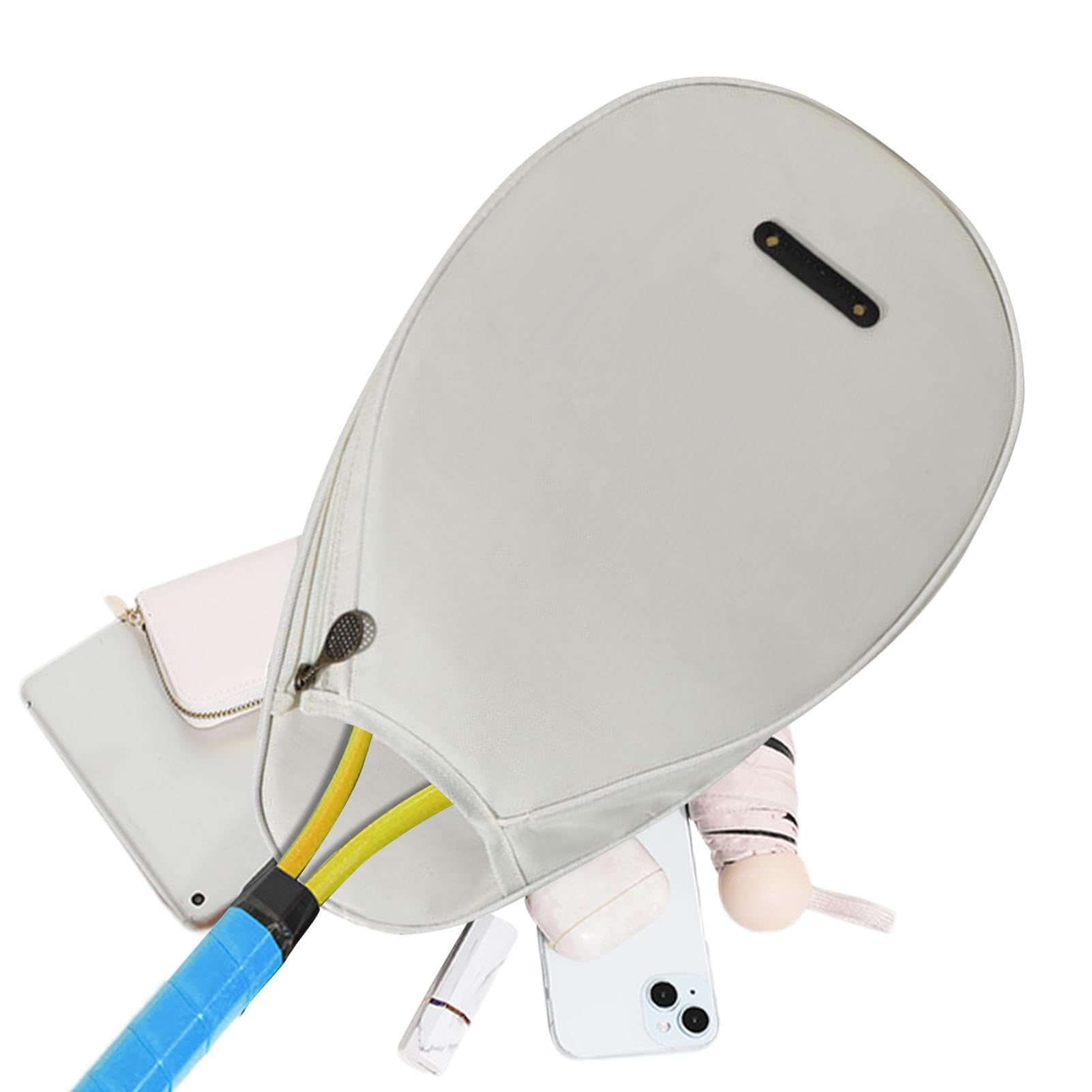 Borsa da tennis – Comoda borsa per palline da tennis alla moda, borsa impermeabile con cerniera liscia, zaino da tennis per racchette da tennis e badminton