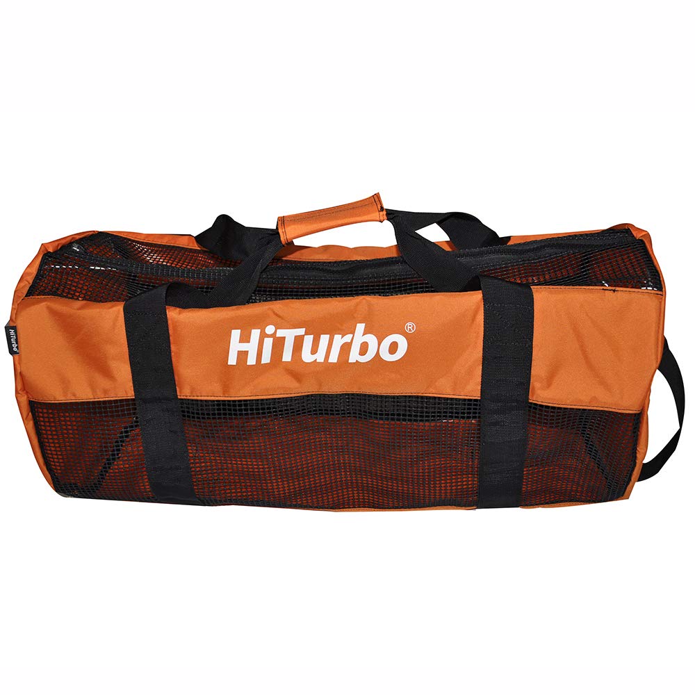 Hiturbo Netz Tauchtasche Mesh Duffle Bag Transporttasche für Tauchen Schnorcheln Reisen Strand