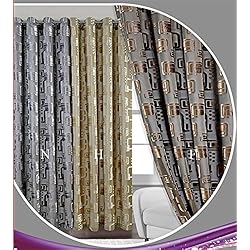 Cortinas Confeccionadas Leroy Merlin ForenTex - Cortina Terciopelo Semi-Opaca (F-0548), Chocolate, 145 x 260 cm