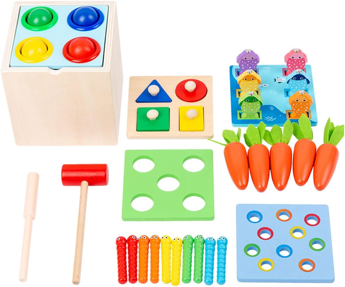 BestJJ Montessori Toys for Toddlers, Counting Toys for Kids with
