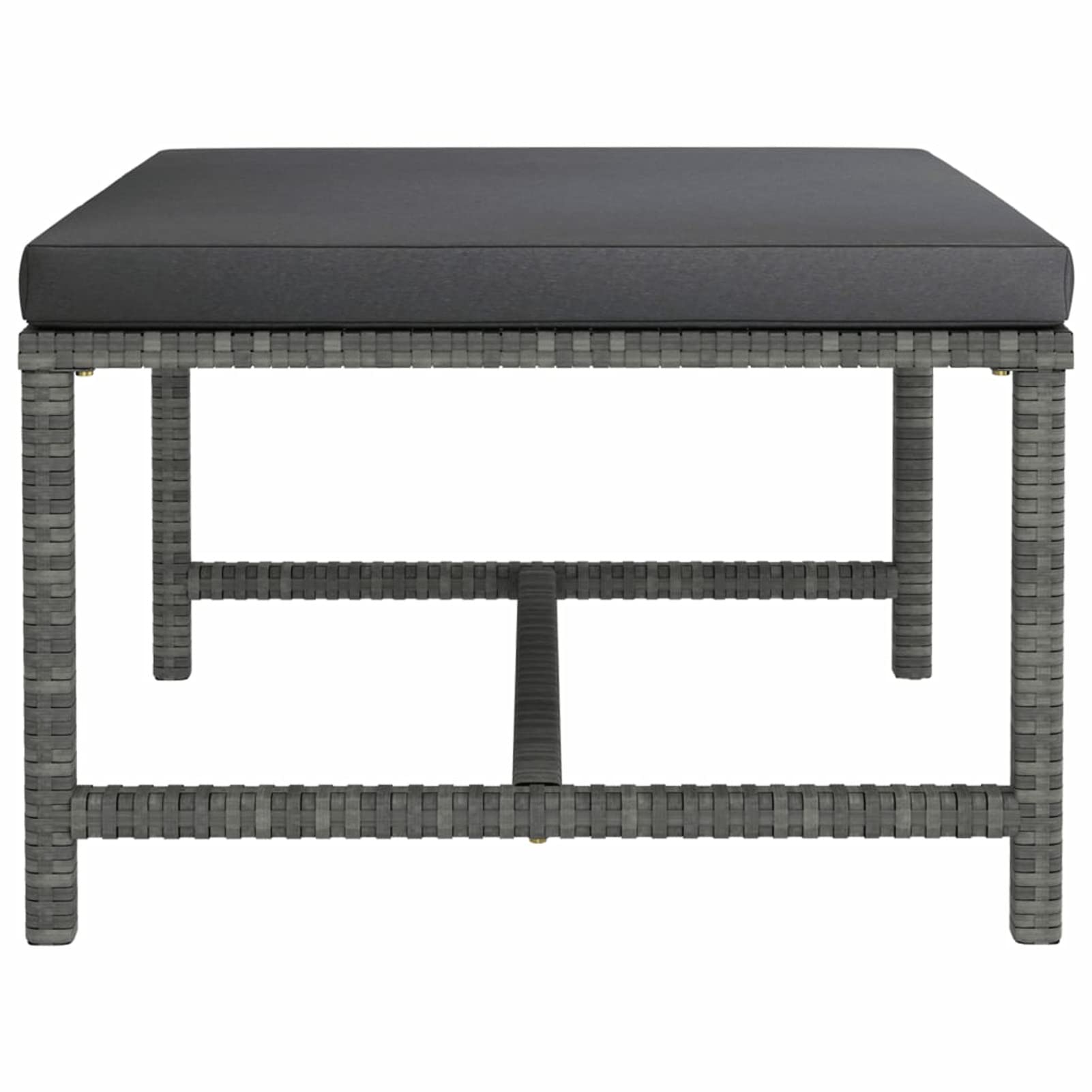 Lechnical Salotto da Giardino Divanetto Esterno Set Set Divani da Giardino Divano da Divani da Giardino Set Divani da Giardino 4 pz con Cuscini in Polyrattan Grigio b