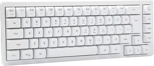 Teclado de memoria para juegos RGB con cable. 65% Mini teclado de computadora LED cremoso. Teclado ergonómico pequeño con teclas insustituibles