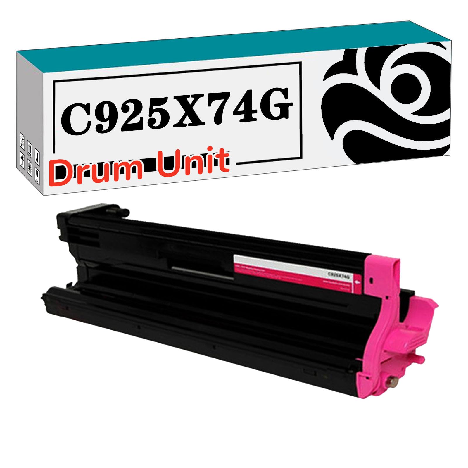 Compatible C925X72G C925X73G C925X74G C925X75G Imaging Drum Kit, Replacement Suitable for Lexmark C925DE X925 X925DE C925 Printer Drum Unit Magenta*1