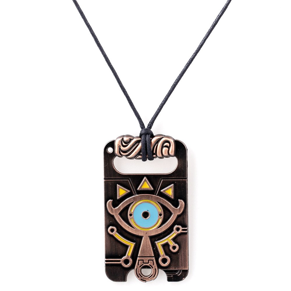 MOOI Sheikah Eye Necklace - Breath of the Wild Necklaces -Zelda Gift - Cosplay Prop