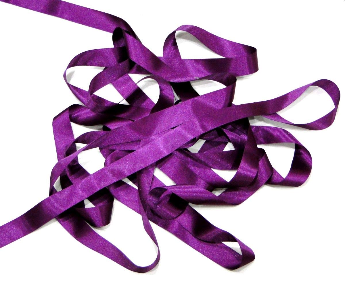 Berisfords 15Mm Plum Satin Ribbon Double Sided 3501 (3 Meters)