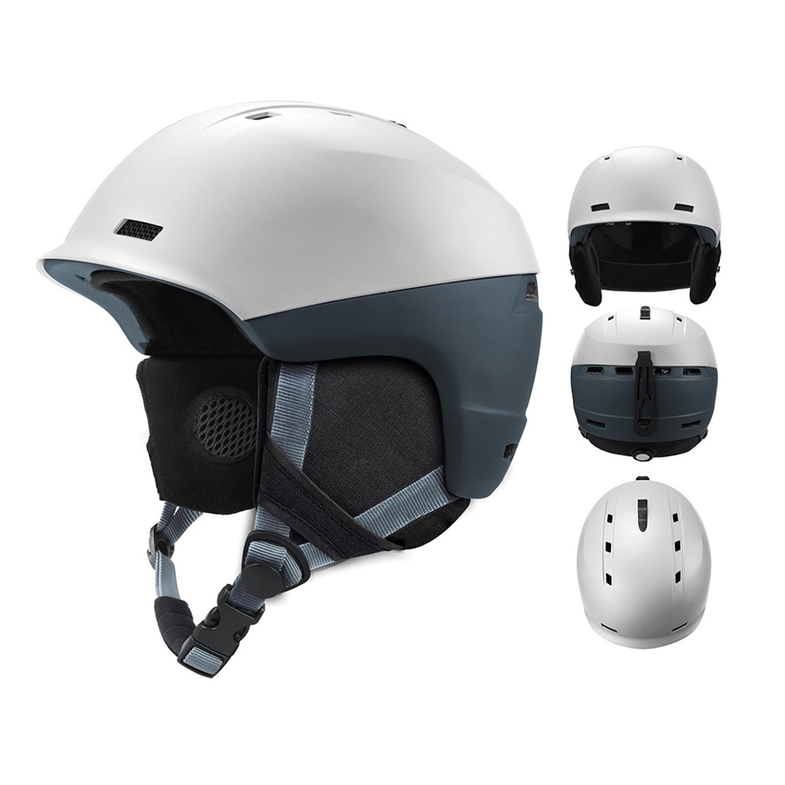 Narty Zimowe Kask Snowboardowy Półpokryty Odporny Na Uderzenia Kask Ochronny Jazda Na Rowerze Skuter Śnieżny Narciarstwo Kask Ochronny Dla Kobiet Mężczyzn Szerokie Zastosowanie
