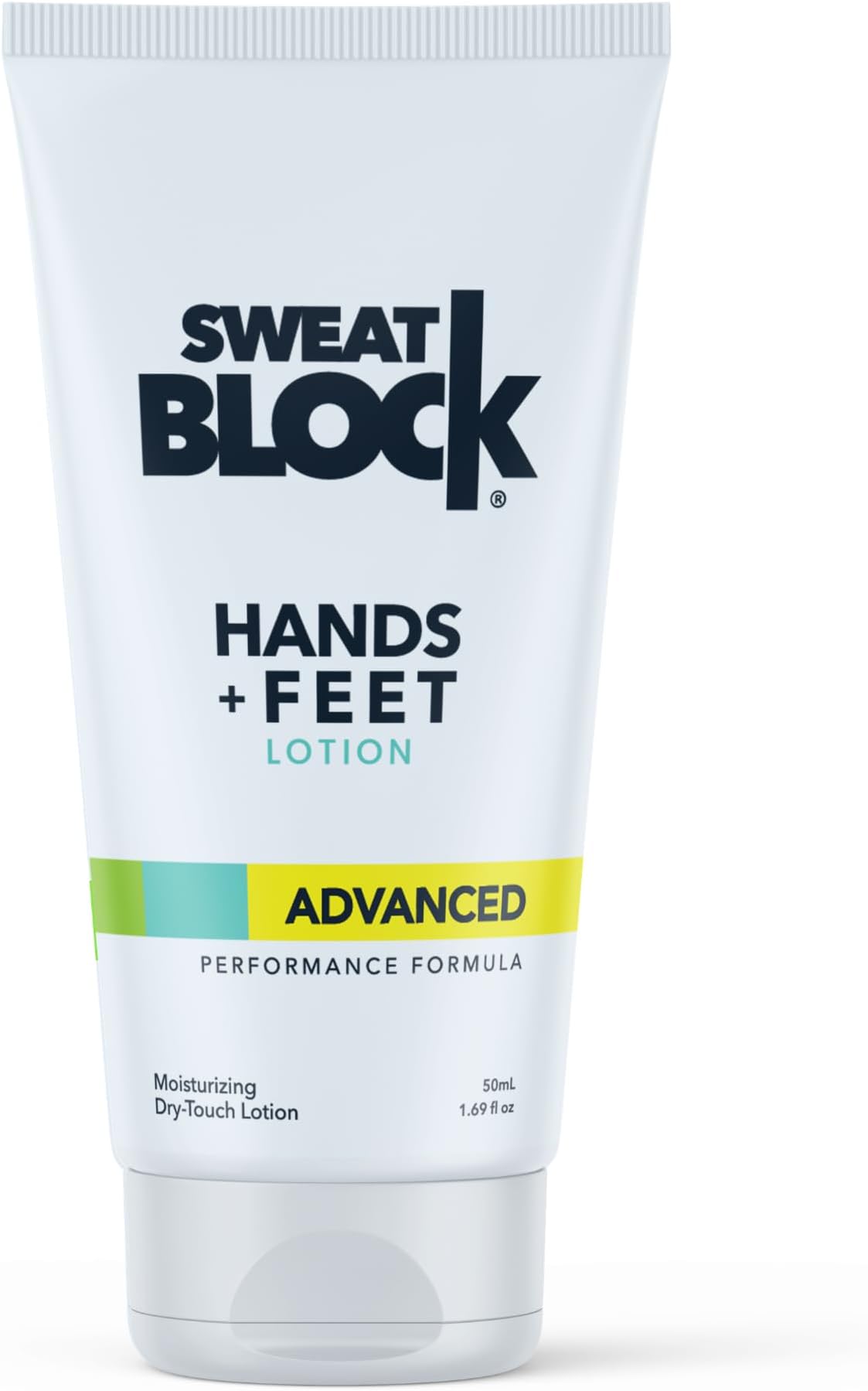 Antiperspirant Lotion for Hands & Feet - CLINICAL STRENGTH for Men & Women - Hyperhidrosis Aid to Stop Excessive Sweating - Reduces Foot Odor - Moisturizing w/Aloe - Travel Size 1.69 fl oz