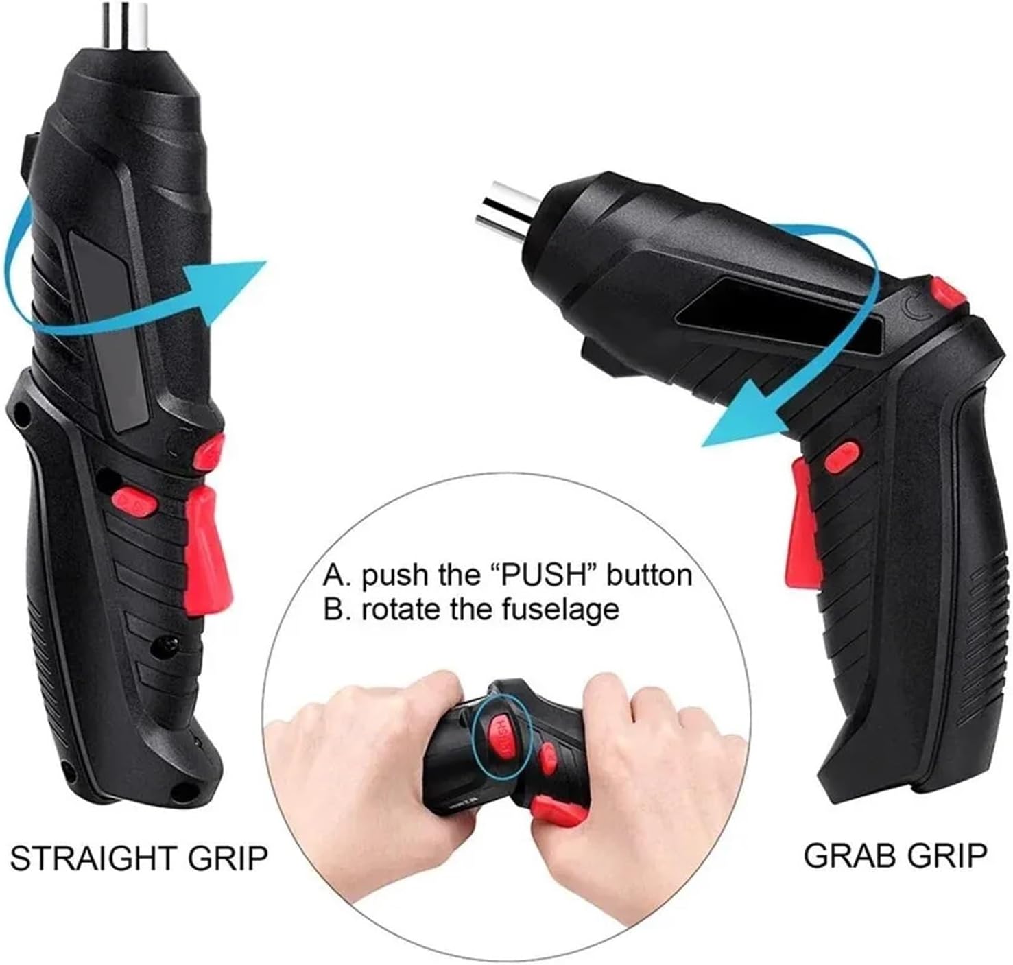 Electric Screwdriver, 3.6v Power Tools Set Household Maintenance Repair Mini Electric Drill Cordless Screwdriver,Cordless