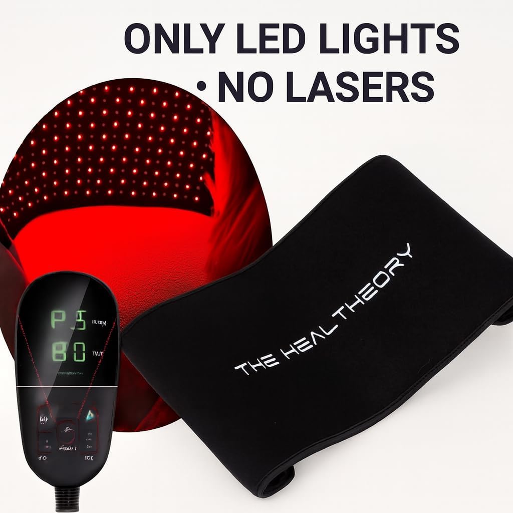 Red & Infrared Light for Body - Infrared LED Belt, Beauty, Shoulder, Waist & Muscle - 660nm & 850nm Near Infrared LED Light Therapy with Timer & Remote Control - Image 2