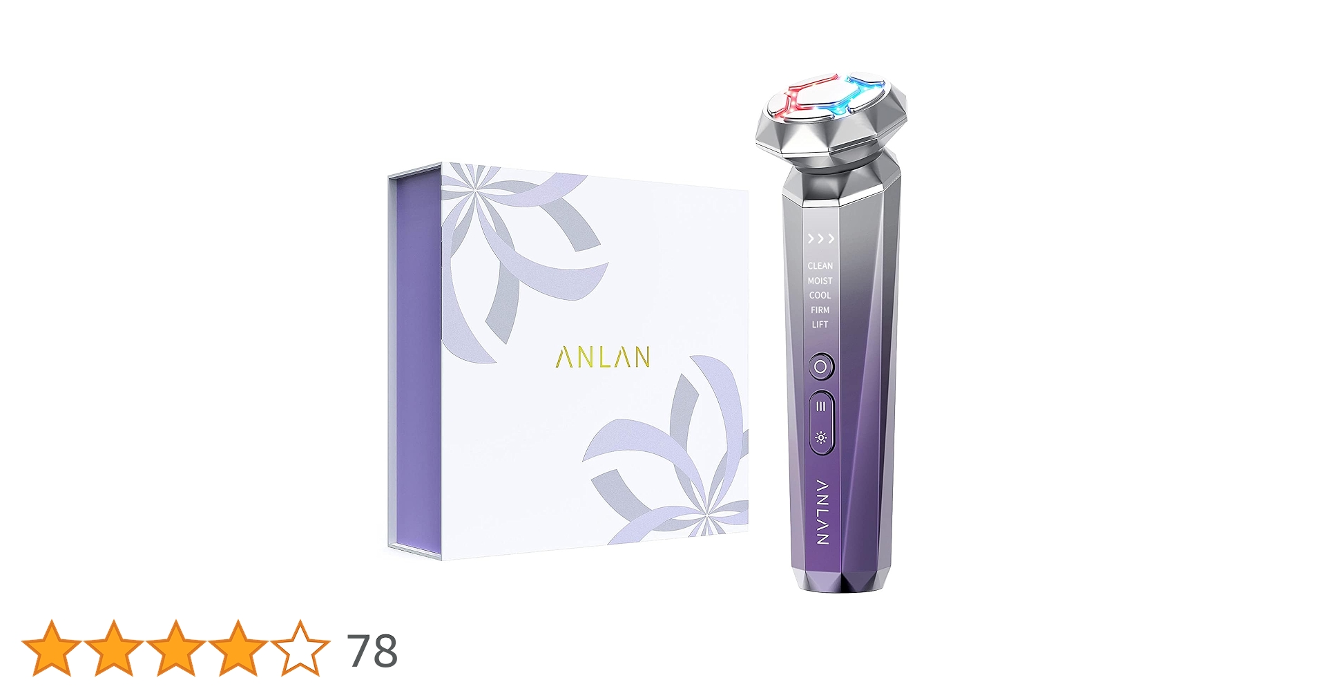 Amazon.co.jp: 【美人百花RF美顔器部門NO1】ANLAN RF温冷美顔器