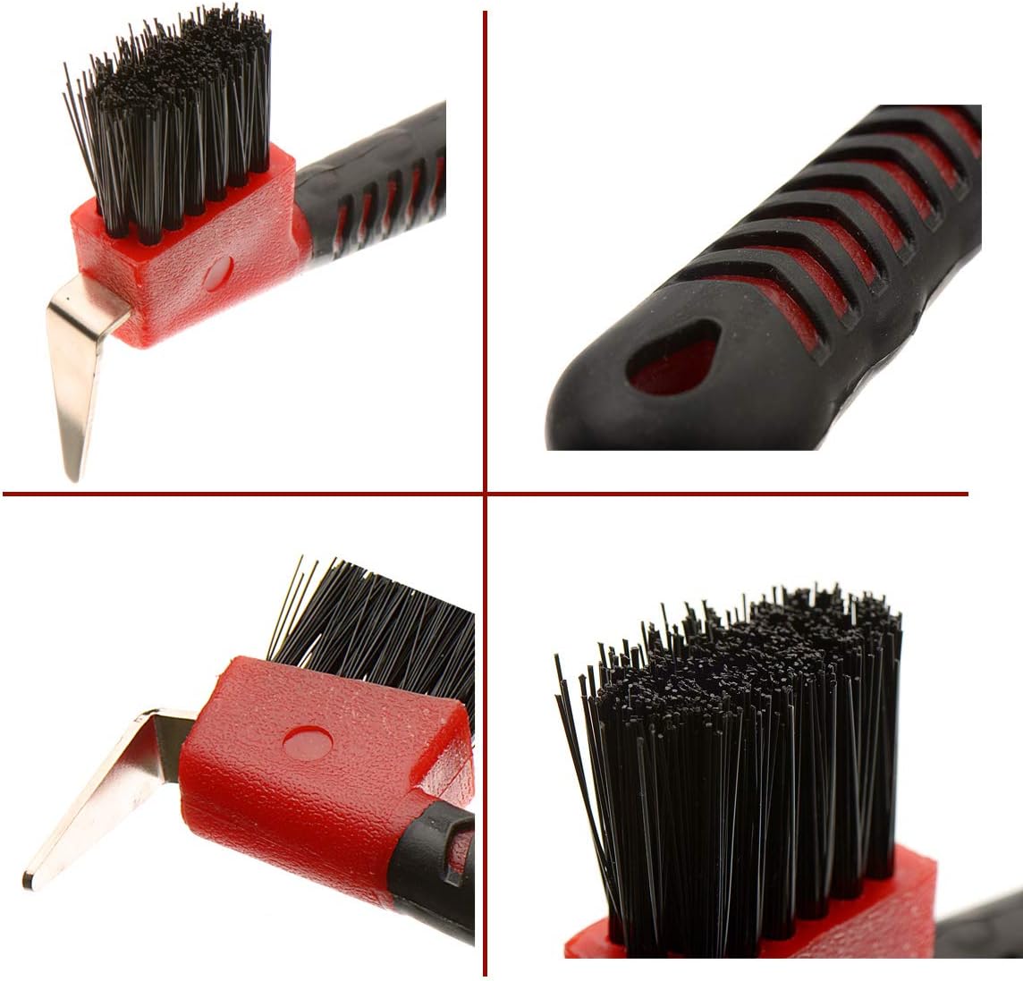 BOTH WINNERS Horse Hoof Pick Brush with Soft Touch Rubber Handle (Royal Blue) : Pet Supplies