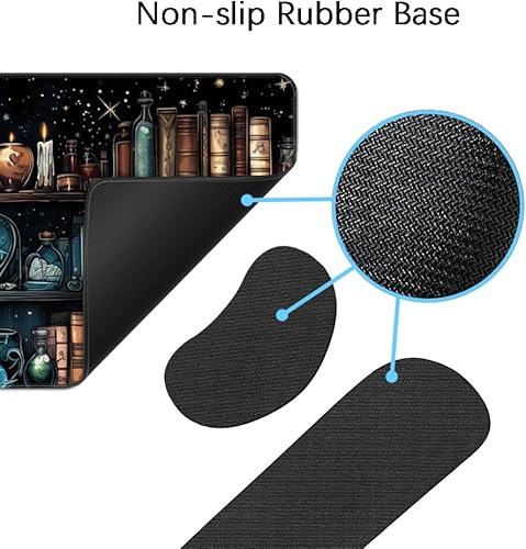 Miniatura 5 de MIBITRI Keyboard Mouse Pad Set, Extended Gaming Mouse Pad+Ergonomics Keyboard Wrist Rest Support, Memory Foam, Easy Typing Pain Relief, 4Pcs XXL