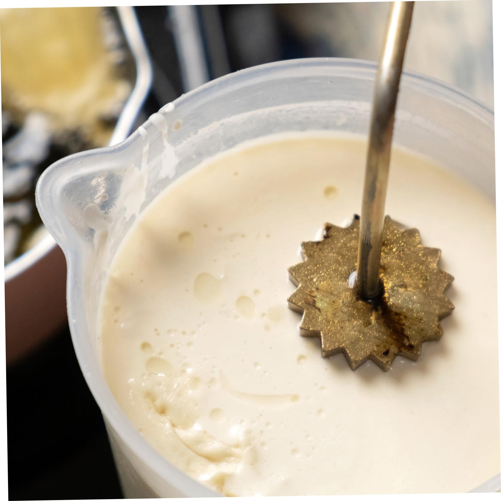 VICASKY 2 Stück Kleine Goldene Pancake Form aus Lebensmittelechtem Material Fein Polierte Oberfläche Vielseitige DIY Backform für Eierkuchen Kekse und Südostasiatische Nyonya Snacks für