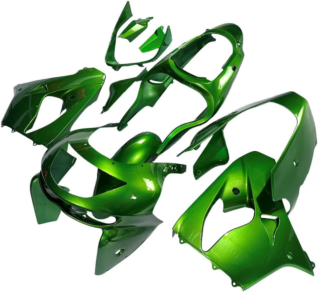 Complete Fairings Set Injection Bodywork For Kawasaki Ninja ZX9R 1998 1999 Fairing Kit Plastic Body Frame Pearl Green ABS Body Kits