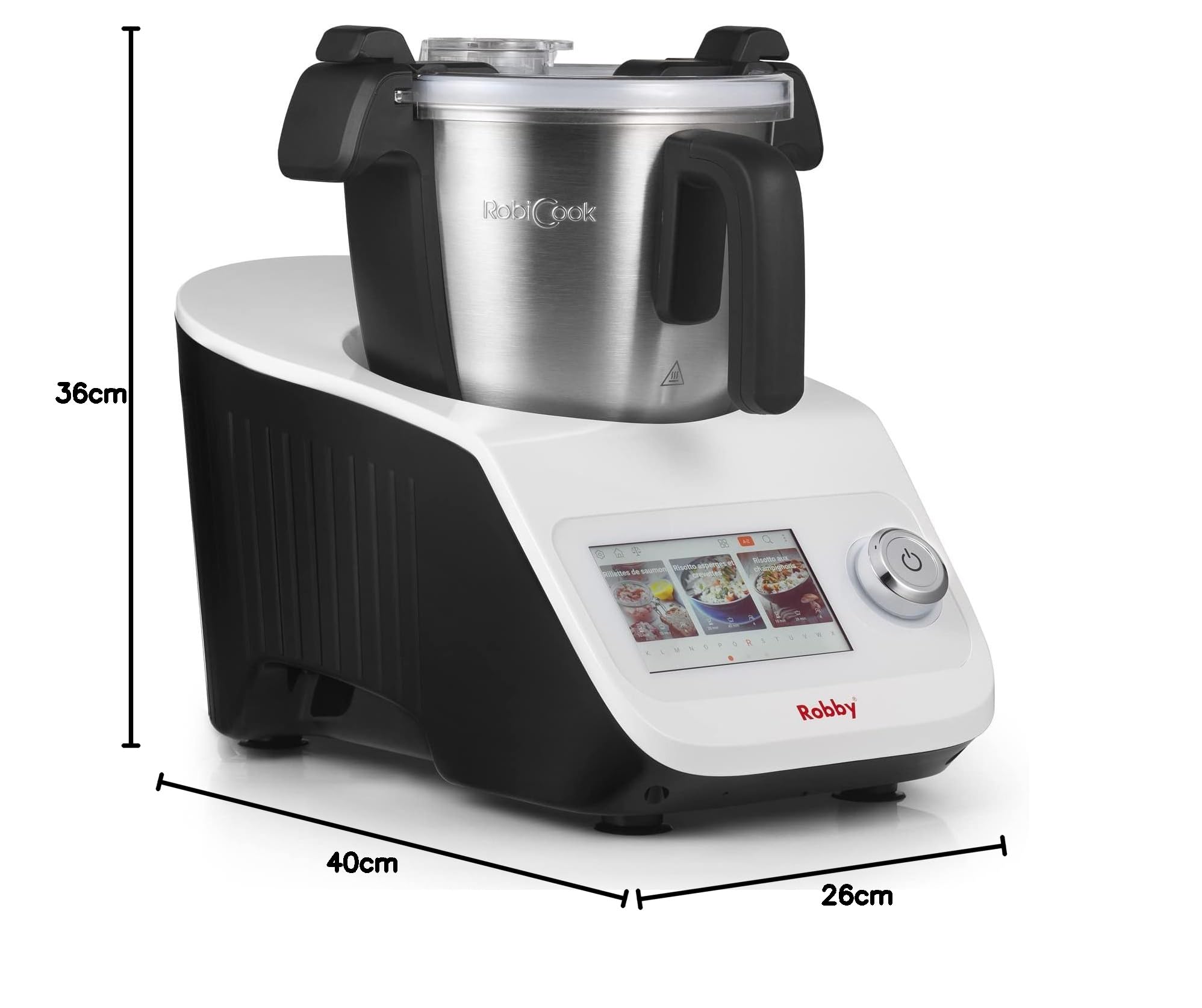 ROBICOOK Robot Cocina Multifunción Con Balanza Integrada Y Pantalla Táctil
