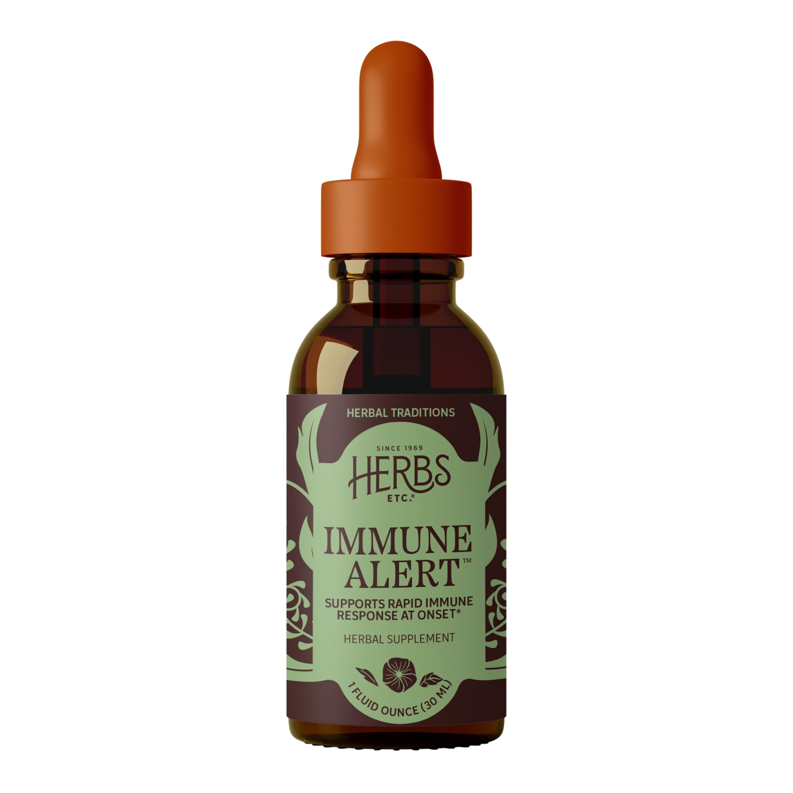 Herbs Etc. Immune Alert Liquid Extract, Vegan, 1 fl oz, 40 Servings