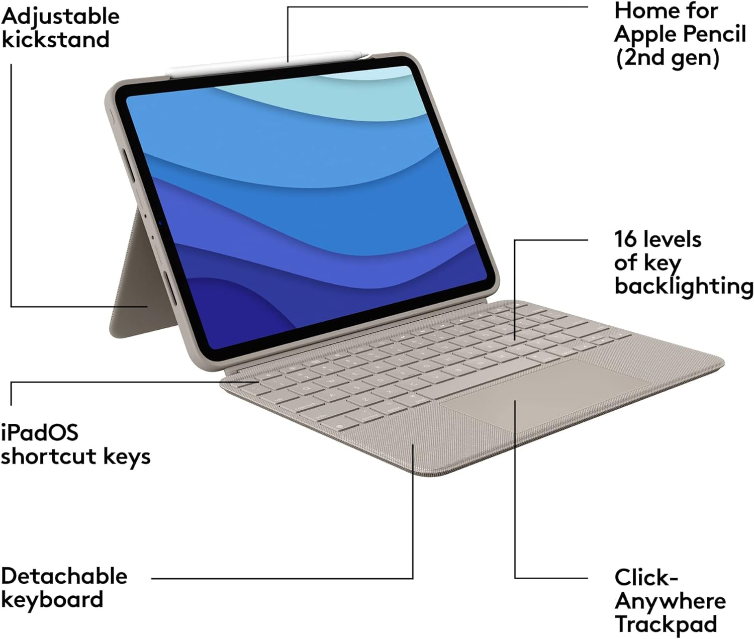 Amazon.co.jp: Logitech Combo Touch iPad Pro 11インチ (第1、2