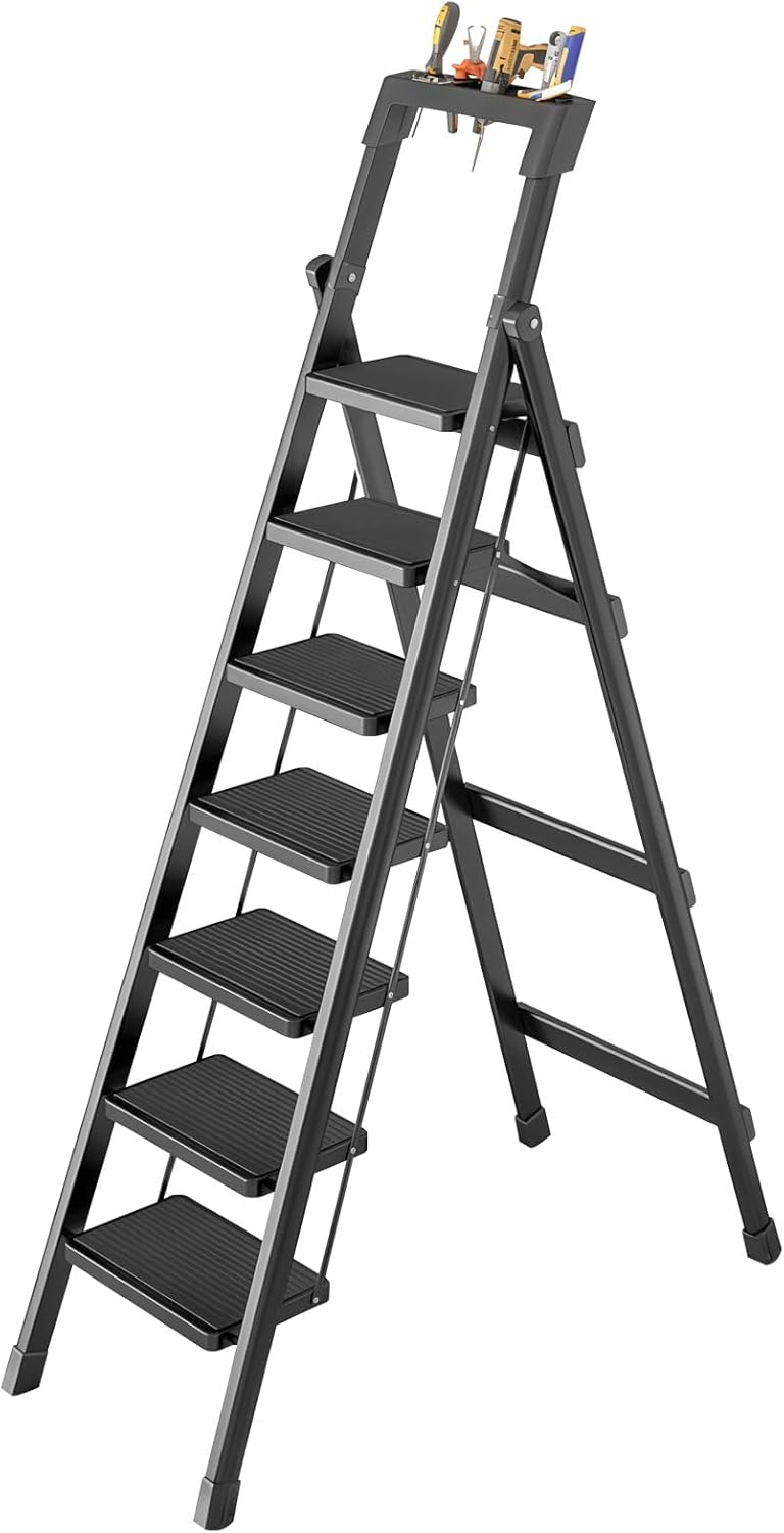 工具台付脚立・折りたたみ式 工具台付脚立・折りたたみ式 Amazon.co.jp: ZenVision 脚立 梯子 7段