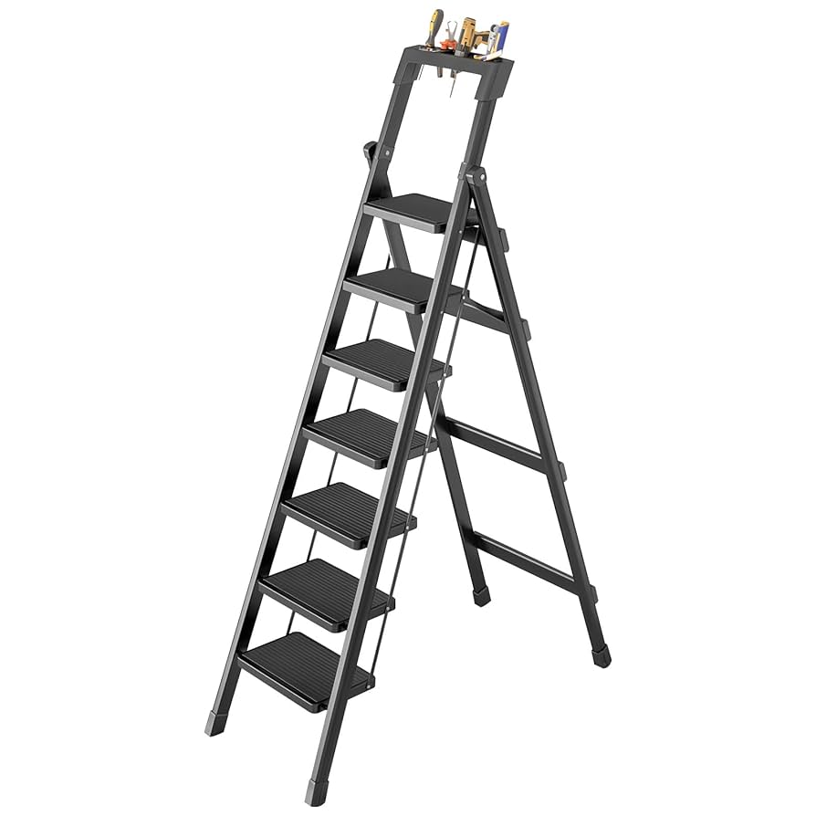 工具台付脚立・折りたたみ式 Amazon.co.jp: AetherTech 脚立 6段 踏み台 折りたたみ はしご