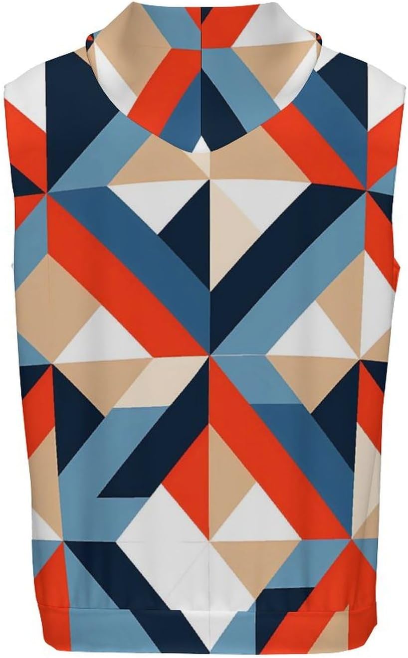 Men's Workout Hooded Tank Tops Sleeveless Muscle Gym T-Shirts