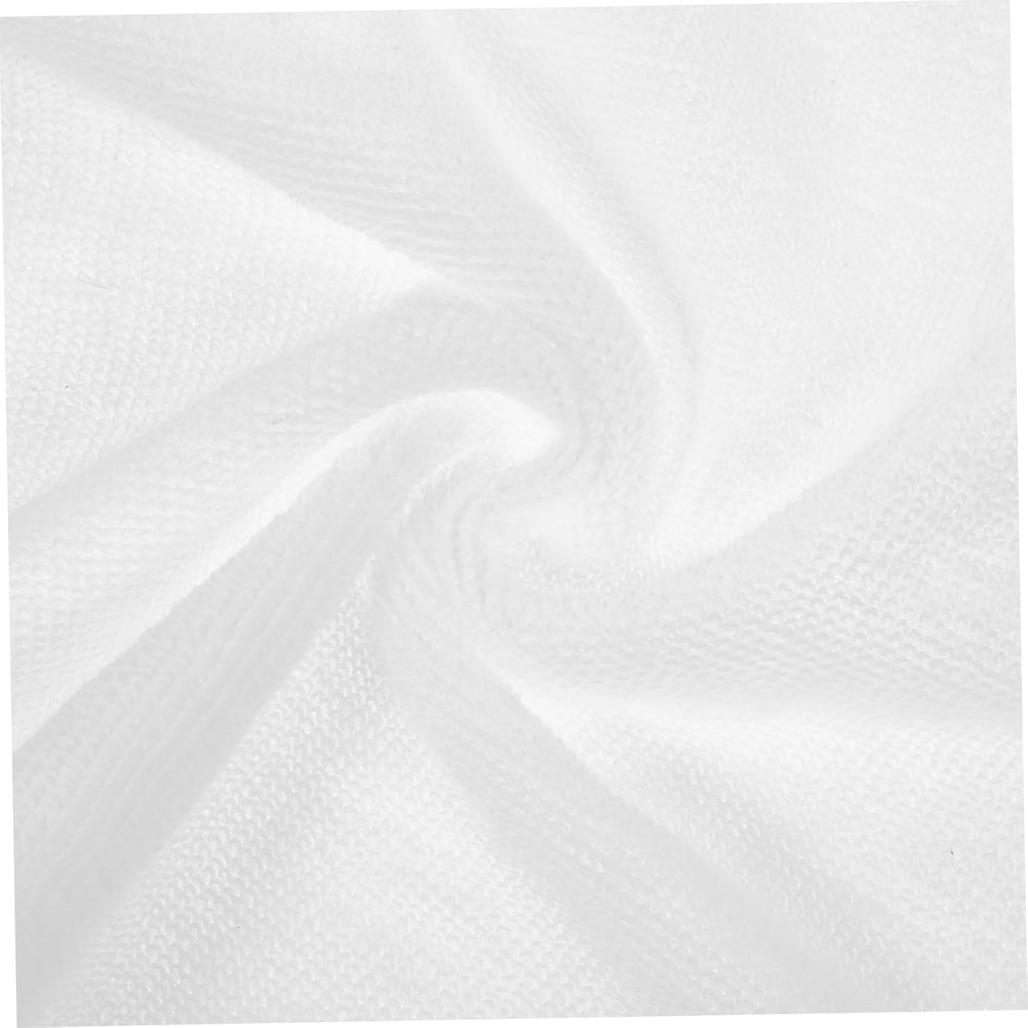 10pcs Cotton Absorbent Towels Soft White Quick Dry Machine Washable for Bath Gym Kitchen