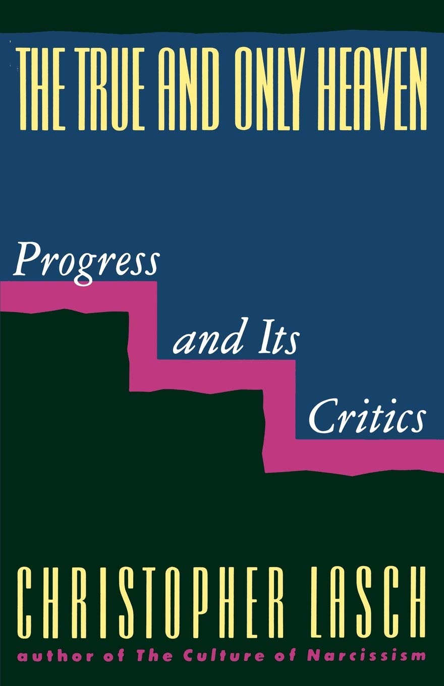 The True and Only Heaven: Progress and Its Critics cover