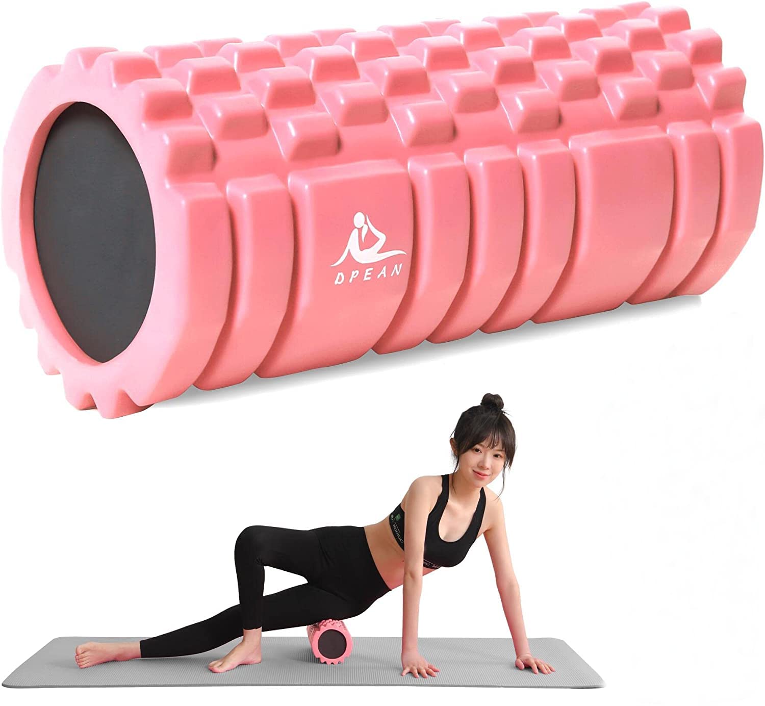 Amazon | DPEAN フォームローラー 筋膜リリース グリッド ソリッドコア