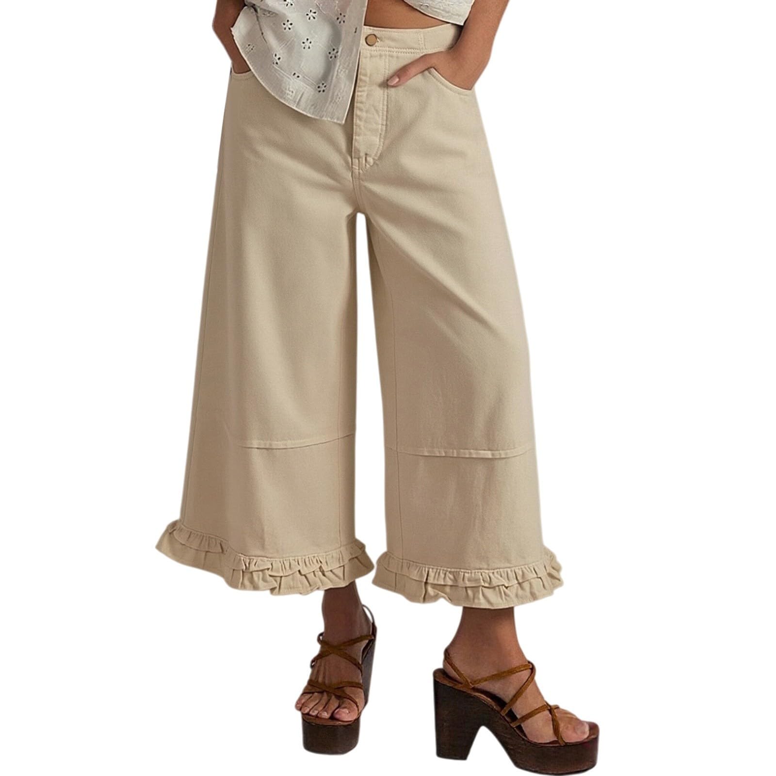 Jeans Larghi Donna Vita Bassa Jeans Baggy Leggeri Gamba Larga Pantaloni Denim Vita Alta Casual Larghi Comodi Pantaloni Elasticizzati Curvy Taglie Forti Palazzo Streetwear Y2k Con Tasche Push Up