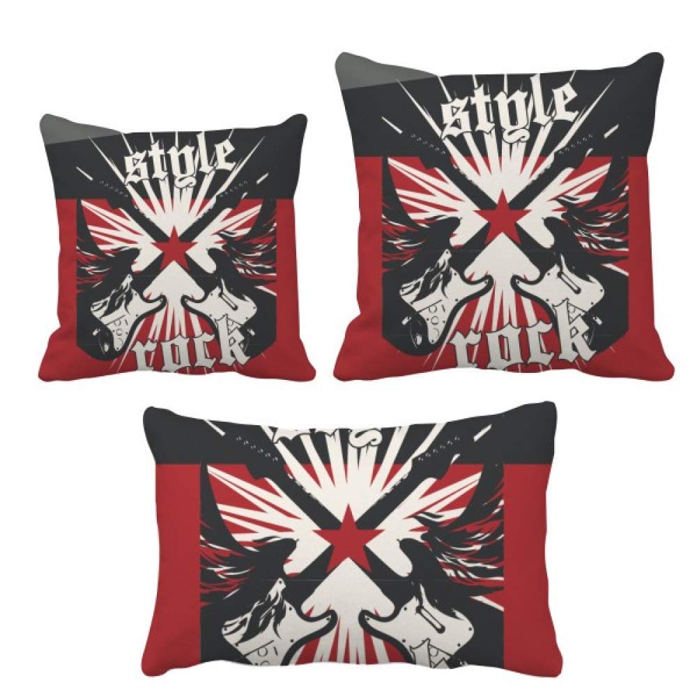 Coussin guitare rock Passion pour decoration de canape chaleureuse