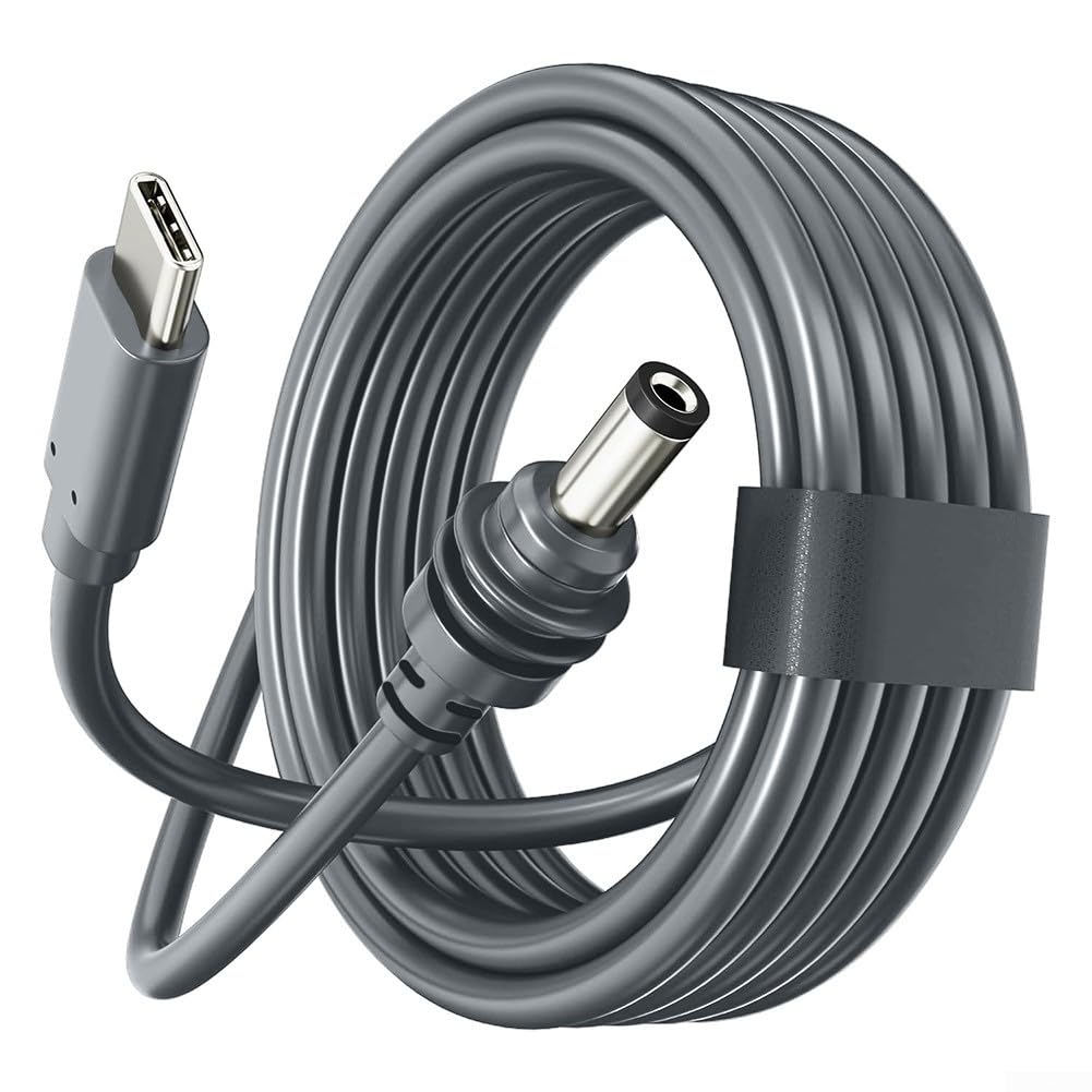 TPE - Cavo USB C a DC, 15 m, impermeabile IP68 (20 metri) | Uscita da 100 W, lunghezza per Starlink per mini compatibile, ricarica rapida, uso flessibile