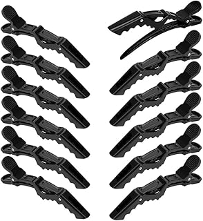 12Pcs Hair Clips for Styling Sectioning - Wide Teeth Double Hinged Desig...