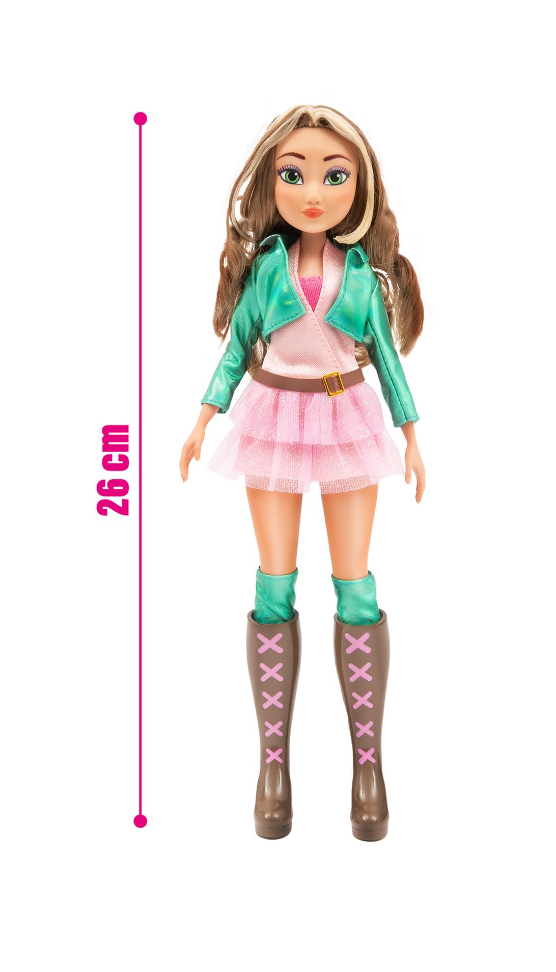 Winx Iconic Doll, Flora with Signature Outfit & Articulated Joints, Classic 27cm Fashion Doll with Long Flowing Hair - Image 2