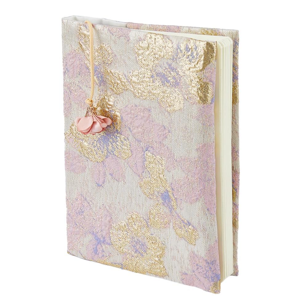 SUPERFINDINGS Hand Cloth Book Cover A5 Paperback Book Protector Fabric Book Sleeve Cover Book Cover Protector with Flower Pattern for Notebook Record Book Protective