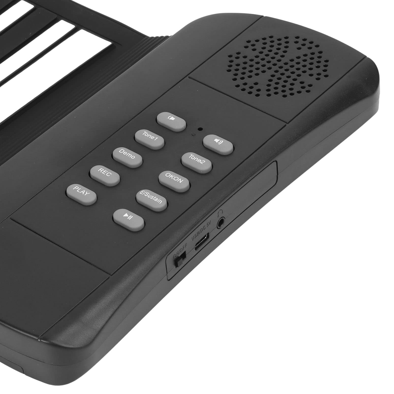 Roll Up Piano with 4D Surround Sound, 49 Keys USB Battery Powered Portable Silicone Keyboard for Kids and Beginners, Easy to Use and Carry