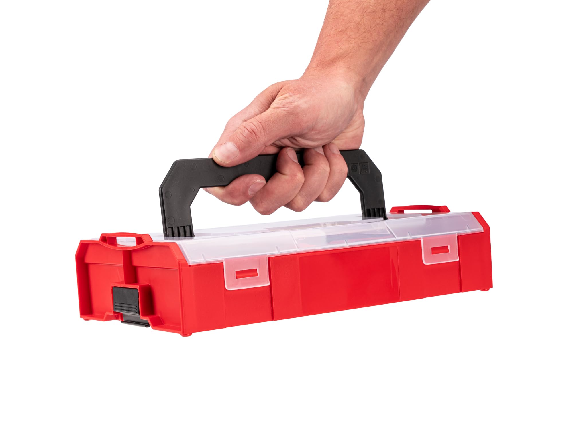 TEKTON 1/4 Inch Bit Driver and Bit Set with Mini Stacking Tool Box