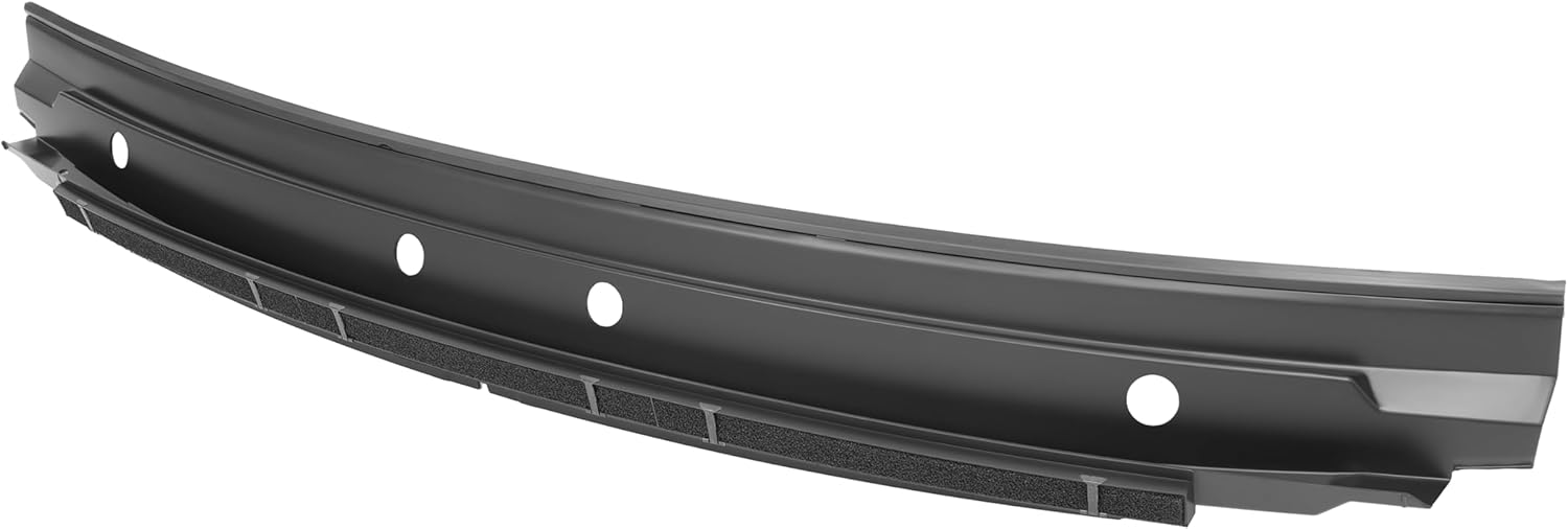 Windshield Cowl Compatible with 1999-2004 Land Rover Discovery II Replacement for JAK000010PMA Front Wiper Cowl Panel Cover Molding Trim Grille Painted Black Plastic