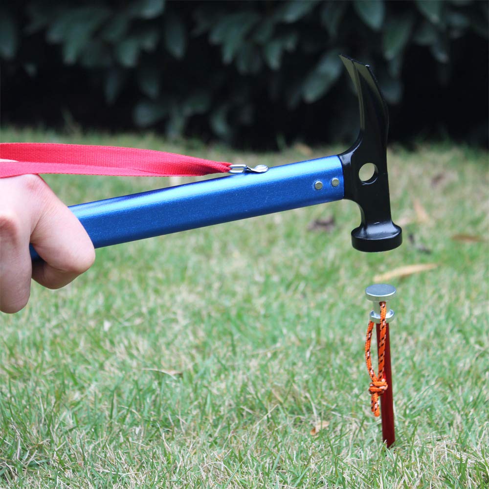 iwobi Marteau de Camping, Marteau De Tente Outil Multifonctionnel Accessoire