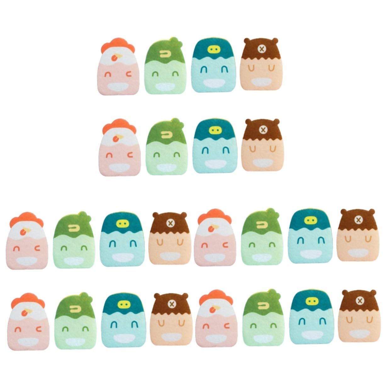 minkissy 3 Juegos Borradores De Esponja Esponjas De Baño Esponja para Fregar Platos Almohadilla De Esponja para Lavar Platos Esponja De Baño Limpieza Baño Esponja De Limpieza 8 Uds * 3