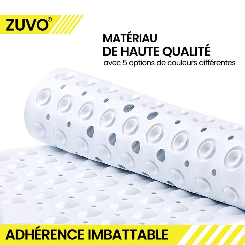 Bingobang Tapis de bain antidérapant en caoutchouc 60 x 40 cm, extra doux, anti-moisissure, lavable en machine, pour salle de bain, baignoire (beige Bingobang Tapis de bain antidérapant en caoutchouc 60 x 40 cm, extra doux, anti-moisissure, lavable en machine, pour salle de bain, baignoire (beige